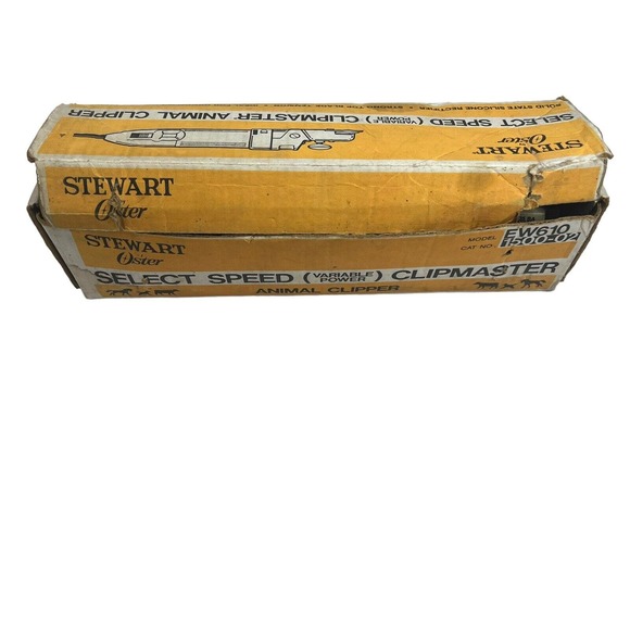 STEWART OSTER CLIPMASTER MODEL 510A LIVESTOCK ANIMAL CLIPPER SHEARS HORSES SHEEP - Picture 3 of 16